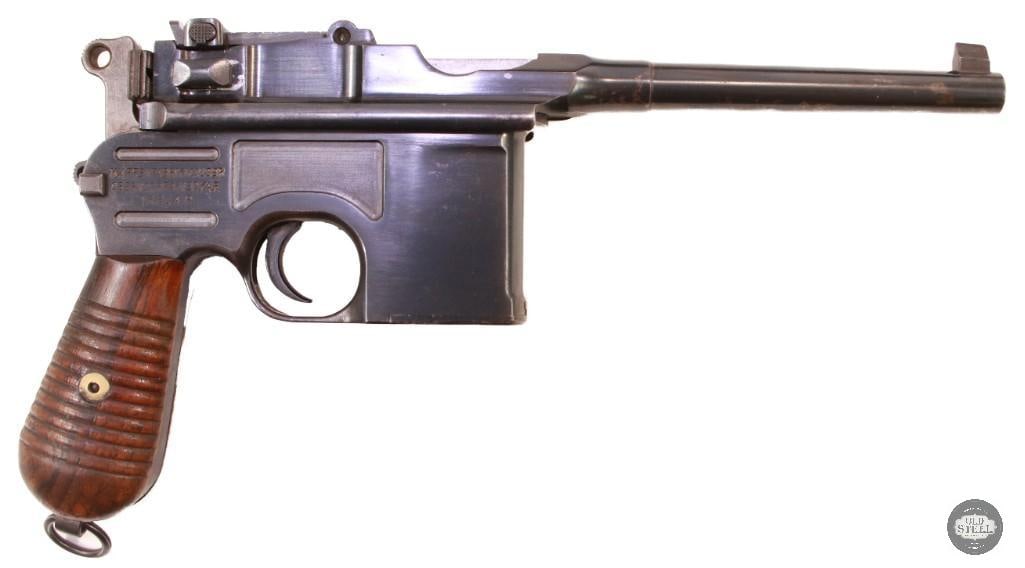 Mauser C96 Broomhandle 7.63 Mauser Commercial Pistol 1930s w/ Excellent Bore (1 of 8)
