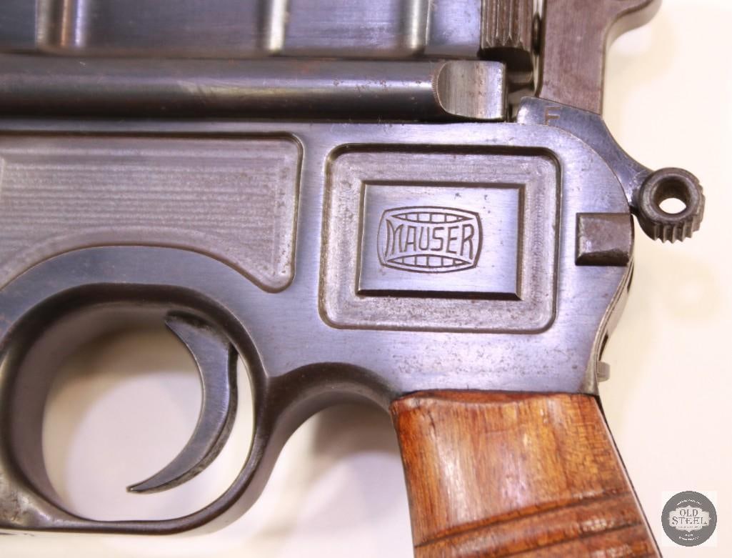 Mauser C96 Broomhandle 7.63 Mauser Commercial Pistol 1930s w/ Excellent Bore - 3