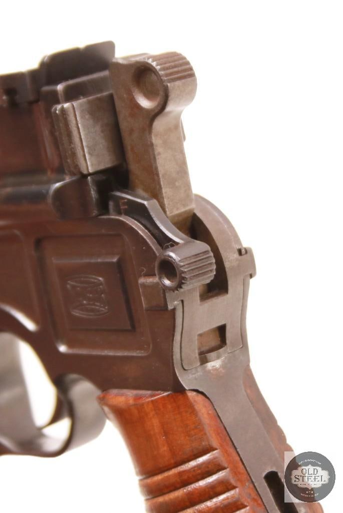 Mauser C96 Broomhandle 7.63 Mauser Commercial Pistol 1930s w/ Excellent Bore - 4