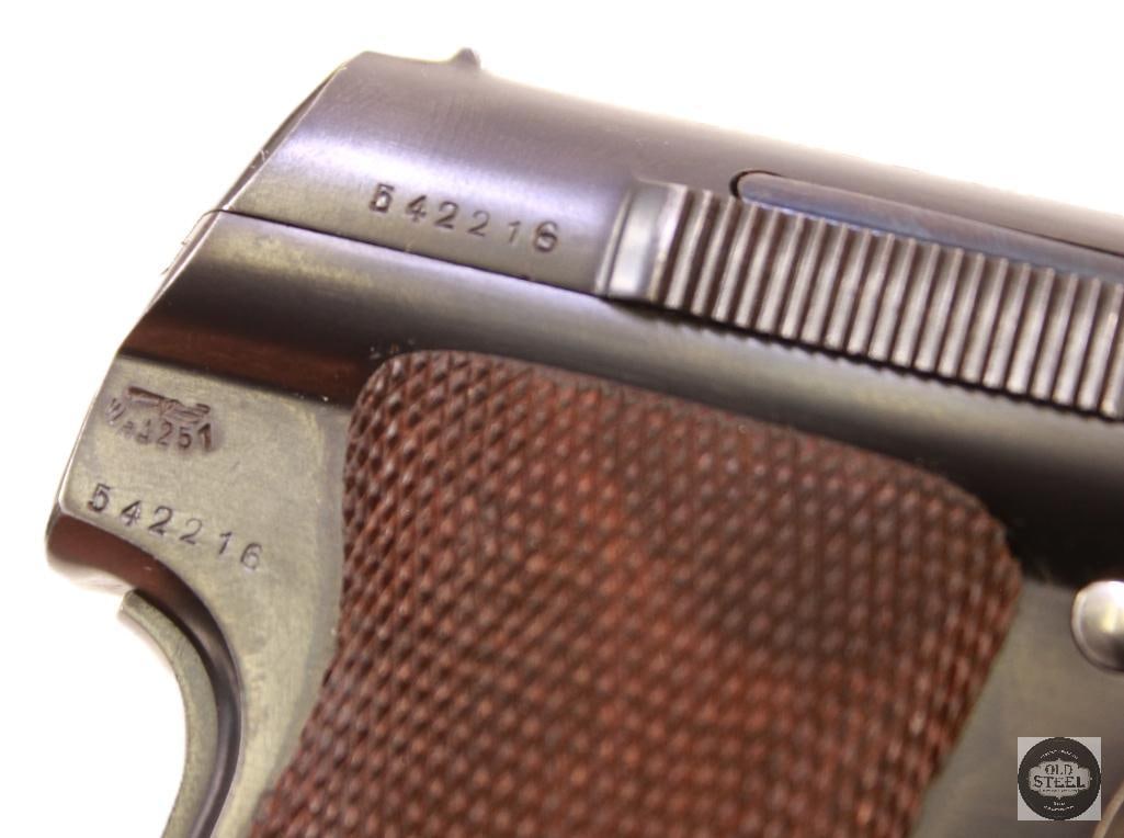 Waffenamt Marked Astra 300 MFG 1942 .380 ACP Pistol w/ Excellent Bore & WWII German Acceptance - 3