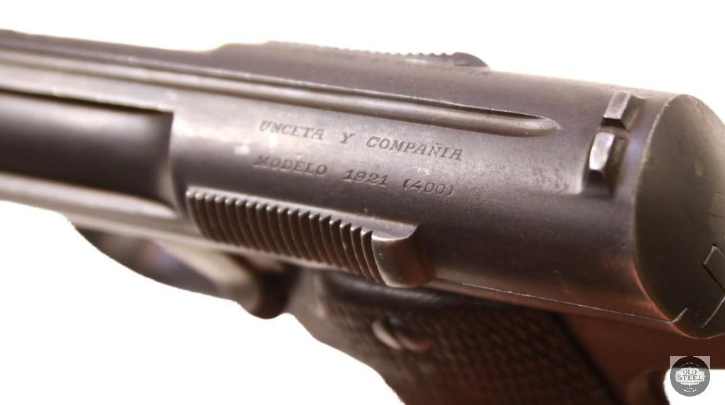 Spanish Astra 400 9mm Largo Pistol MFG 1938-1939 w/ Excellent Bore, Sharp Checkering - 3