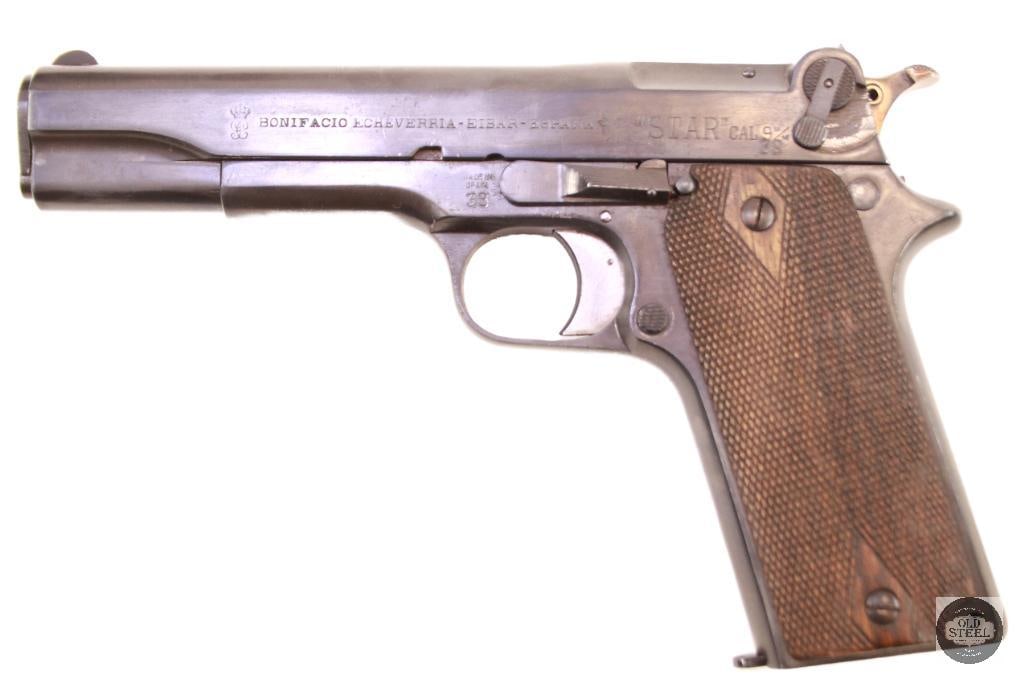 Star 1920 9mm Largo Pistol w/ Matching Numbers, Two Matching Magazines & Excellent Finish - 2