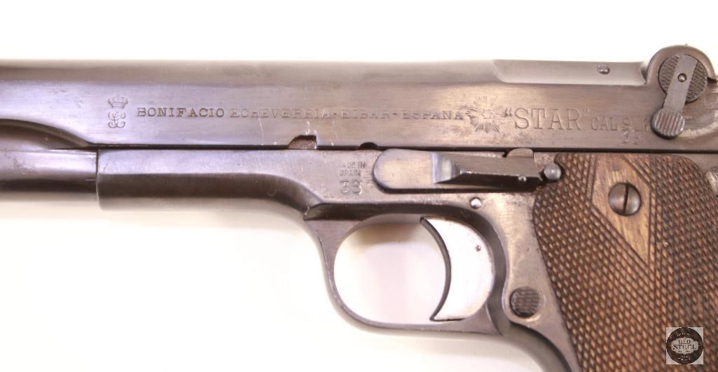 Star 1920 9mm Largo Pistol w/ Matching Numbers, Two Matching Magazines & Excellent Finish - 3