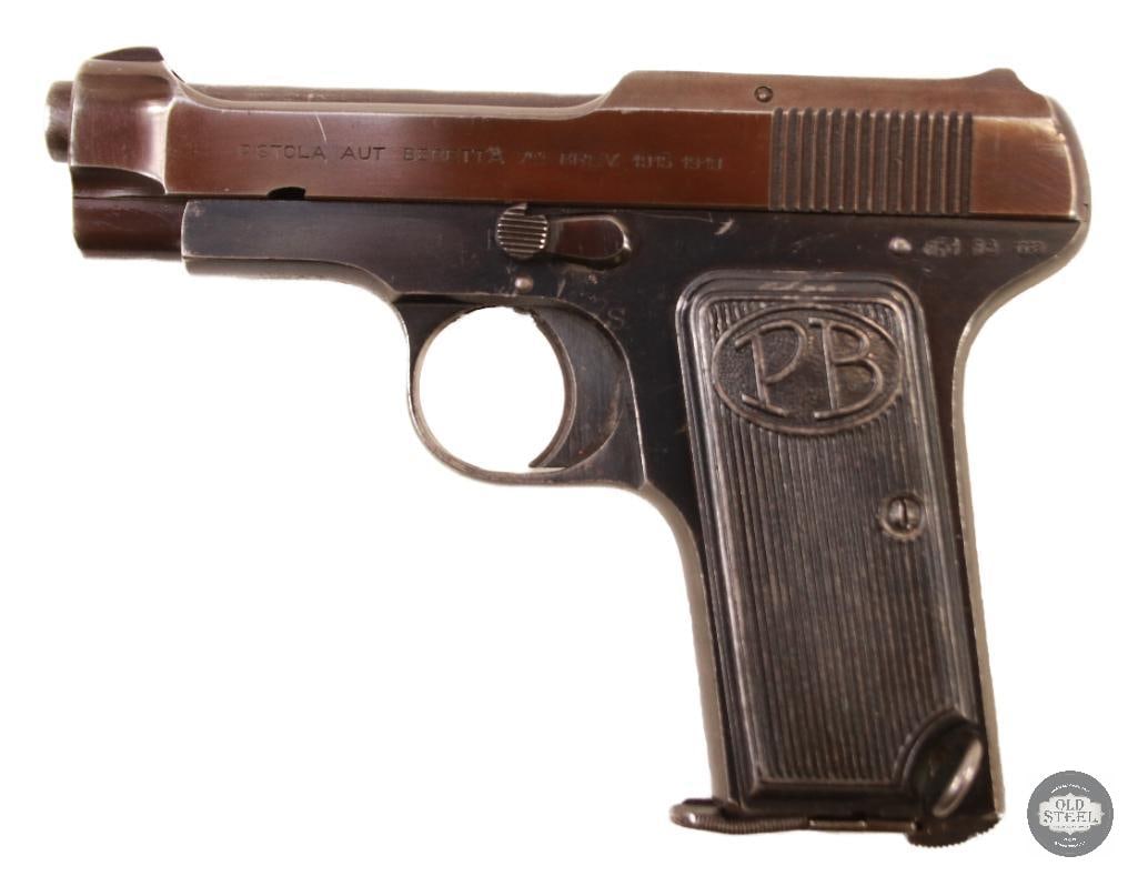 Beretta Model 1915/19 .32 ACP w/ WWII Bring-Back Papers, Matching Slide & Frame - 3