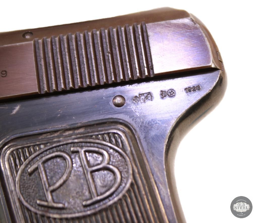 Beretta Model 1915/19 .32 ACP w/ WWII Bring-Back Papers, Matching Slide & Frame - 5