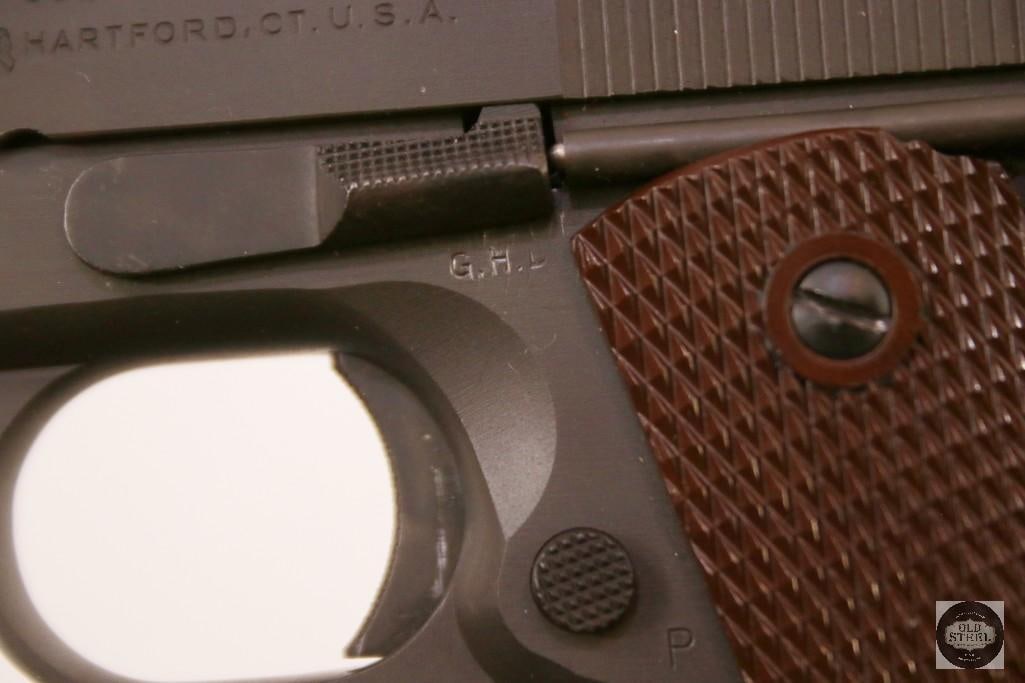 Colt M1911A1 .45 ACP 1943 GHD Inspected WWII Pistol w/ Excellent Bore & Condition - 4