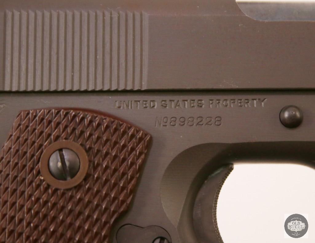 Colt M1911A1 .45 ACP 1943 GHD Inspected WWII Pistol w/ Excellent Bore & Condition - 7
