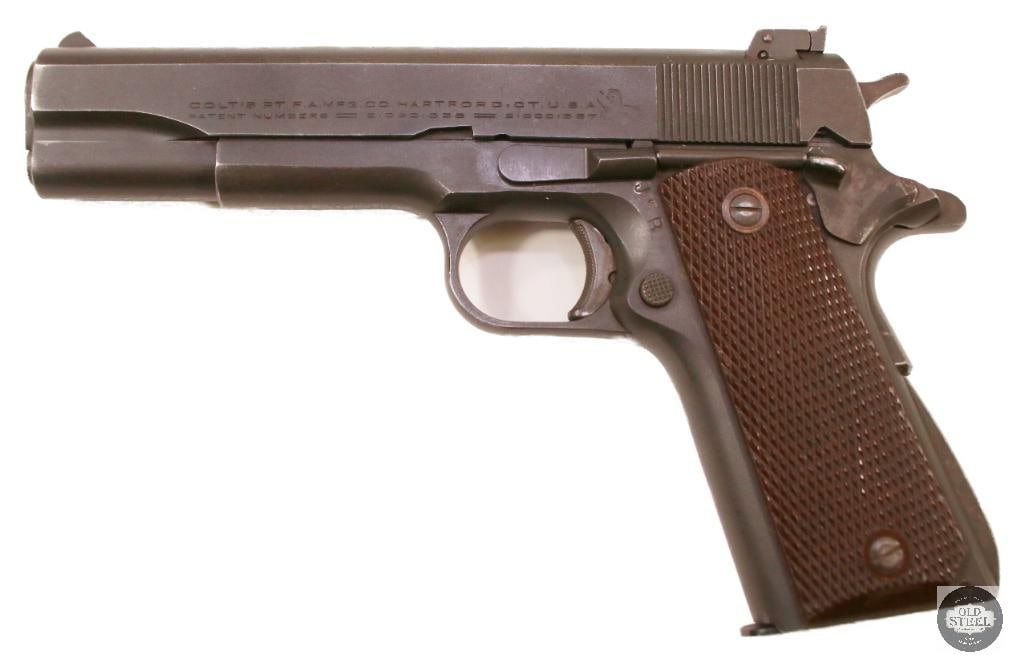 U.S. Property Colt Ace Service Model .22 LR 1945 JSB Inspected w/ Excellent Bore & Condition - 2