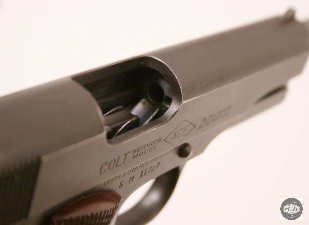 U.S. Property Colt Ace Service Model .22 LR 1945 JSB Inspected w/ Excellent Bore & Condition - 9