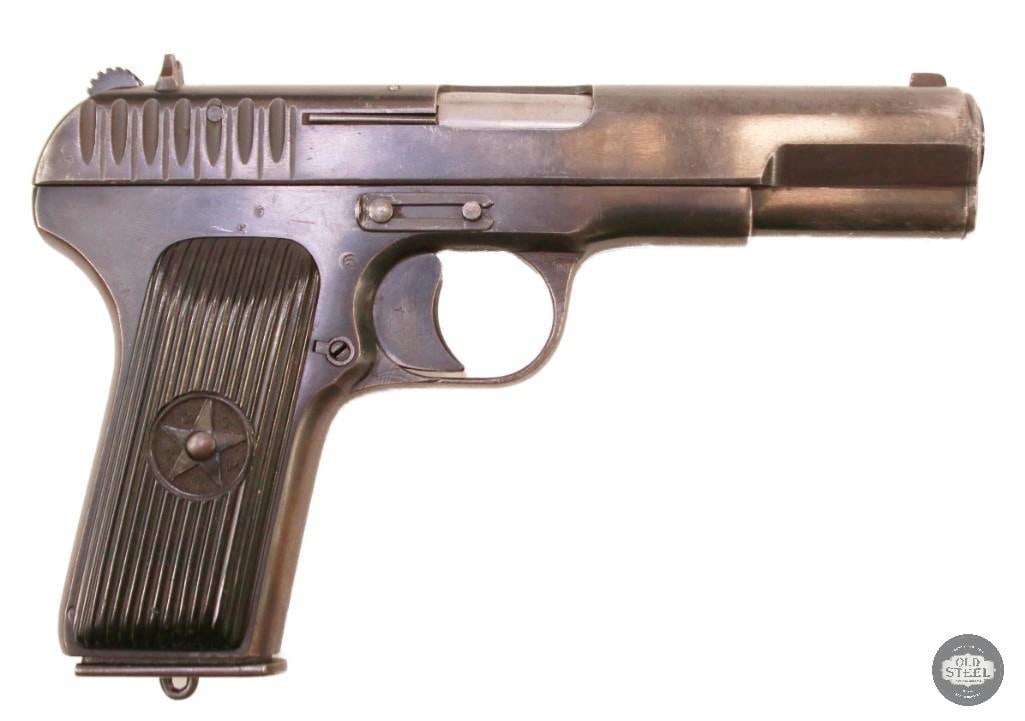 1938 Tula TT-33 Tokarev 7.62x25 Military Bring-Back, No Import Marks, Original Configuration - 2