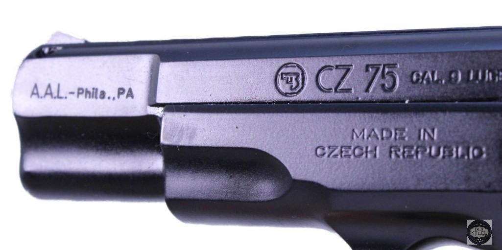 CZ 75 9mm Luger 1994 Czech Republic Transitional Model w/ Box, Papers & Matching Numbers - 8