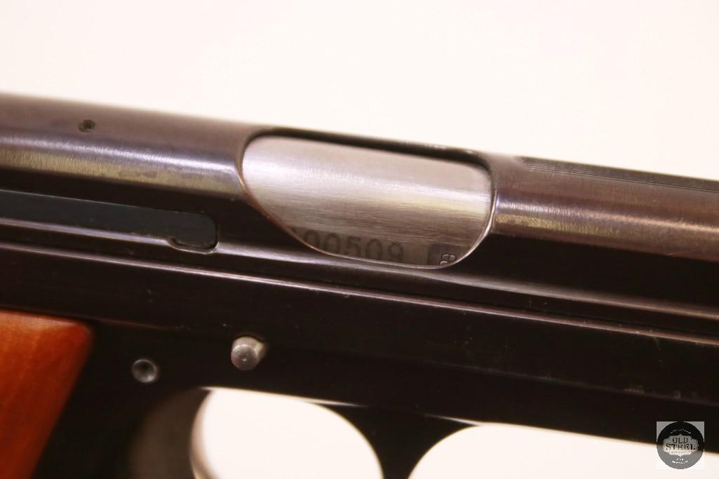 Swiss SIG P49 9mm Luger Matching Numbers w/ Wood Grips, 2 Magazines & Excellent Condition - 4