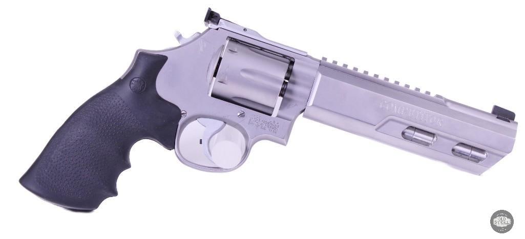 Smith & Wesson 686-6 Competitor .357 Magnum 6" w/ Tungsten Weights, Rail, Box & Papers - 2