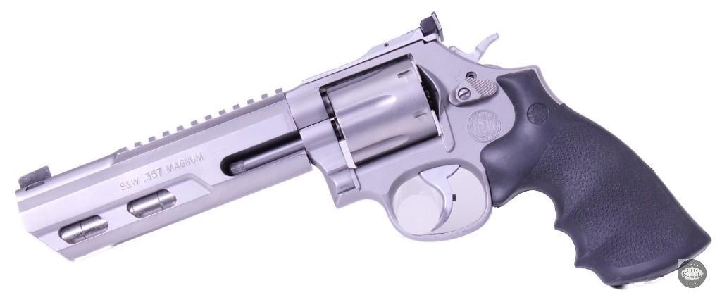 Smith & Wesson 686-6 Competitor .357 Magnum 6" w/ Tungsten Weights, Rail, Box & Papers - 3