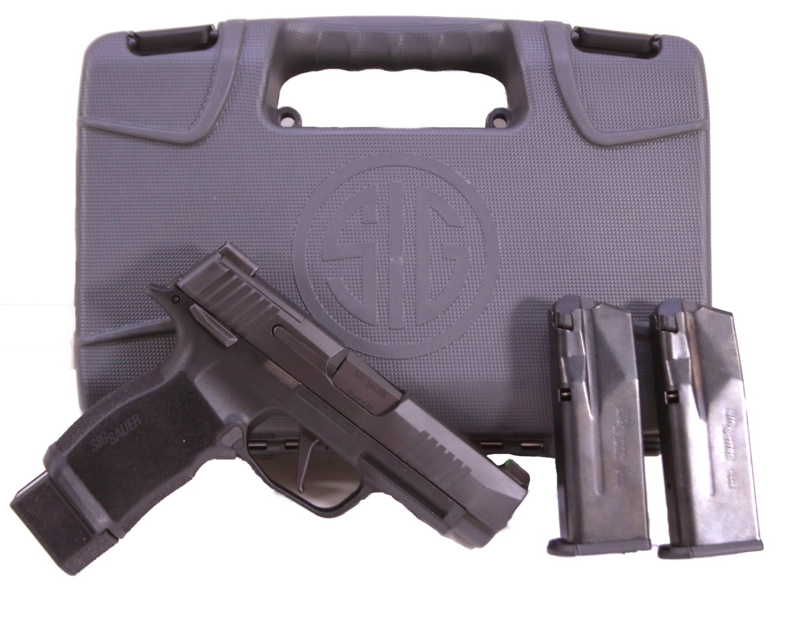 SIG Sauer P365XL 9mm Manual Safety Model w/ Case, Papers & 3 Magazines: Offered in this lot is a highly desirable SIG Sauer P365XL chambered in 9mm Luger, featuring the sought-after manual safety configuration. The P365XL has become one of the most popular concealed carry