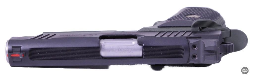 Wilson Combat Experior Double Stack 9mm 1911 w/ Green Cerakote, Fiber Optic Sight & Fluted Barrel - 4