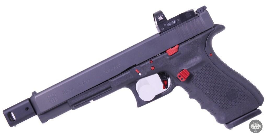 Glock 40 Gen 4 10mm w/ Vortex Venom, KKM Threaded Barrel, Brake & Custom Upgrades - 3