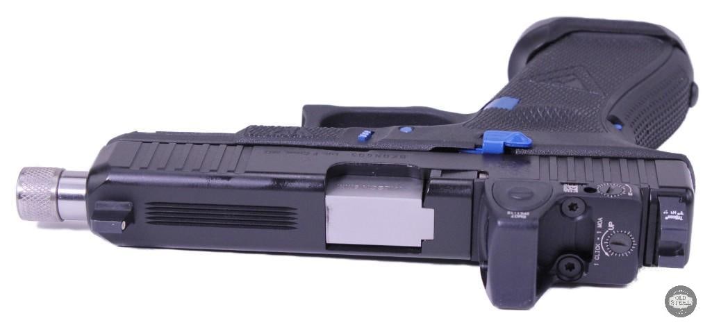 Glock 19 Gen 5 Custom w/ RMR, Wilson Barrel, Zev Magwell & Wilson Combat Stippling - 5