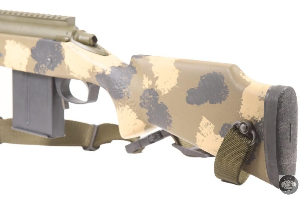 GA Precision Templar .308 Win Bolt Action Rifle 24" Fluted Barrel Green Cerakote Camo Stock - 10