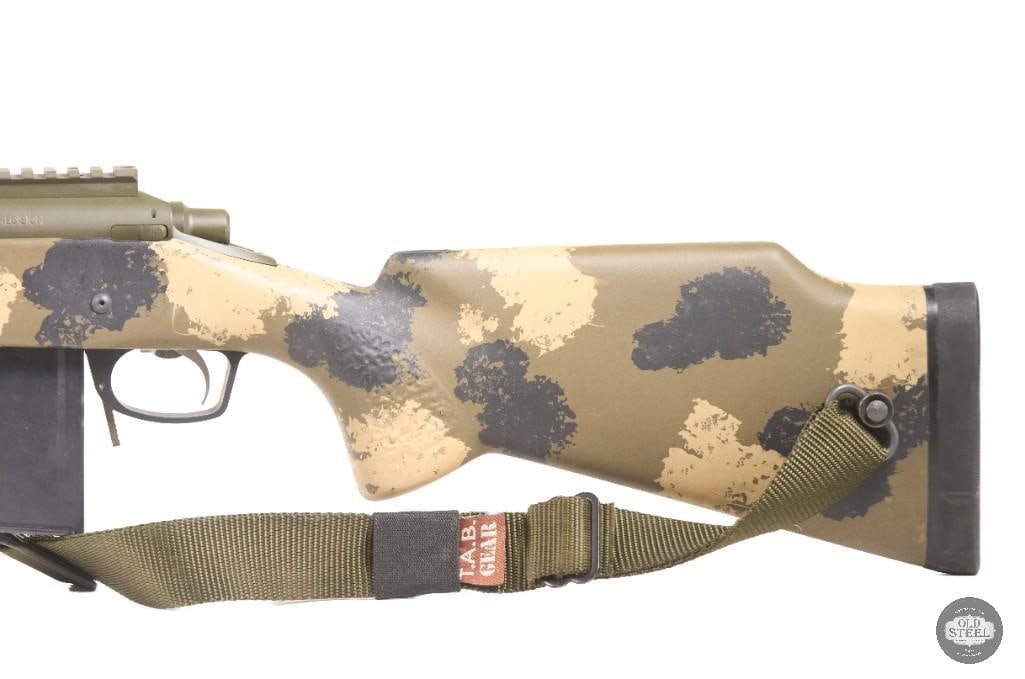 GA Precision Templar .308 Win Bolt Action Rifle 24" Fluted Barrel Green Cerakote Camo Stock - 7