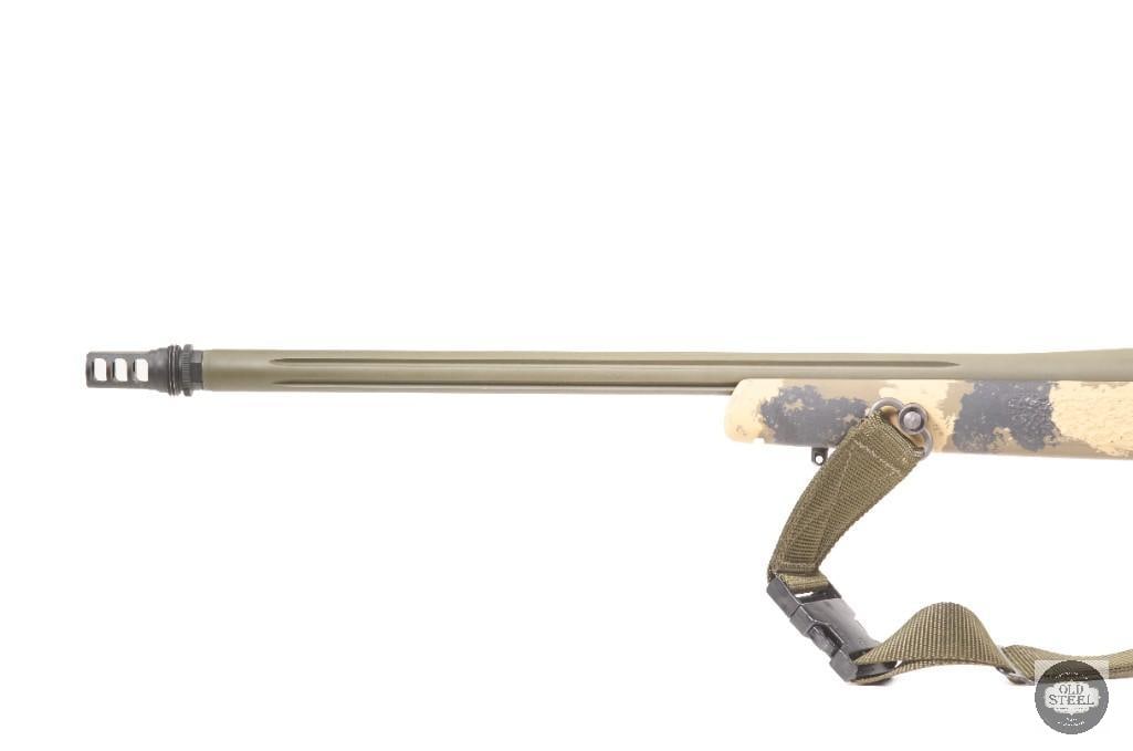 GA Precision Templar .308 Win Bolt Action Rifle 24" Fluted Barrel Green Cerakote Camo Stock - 9
