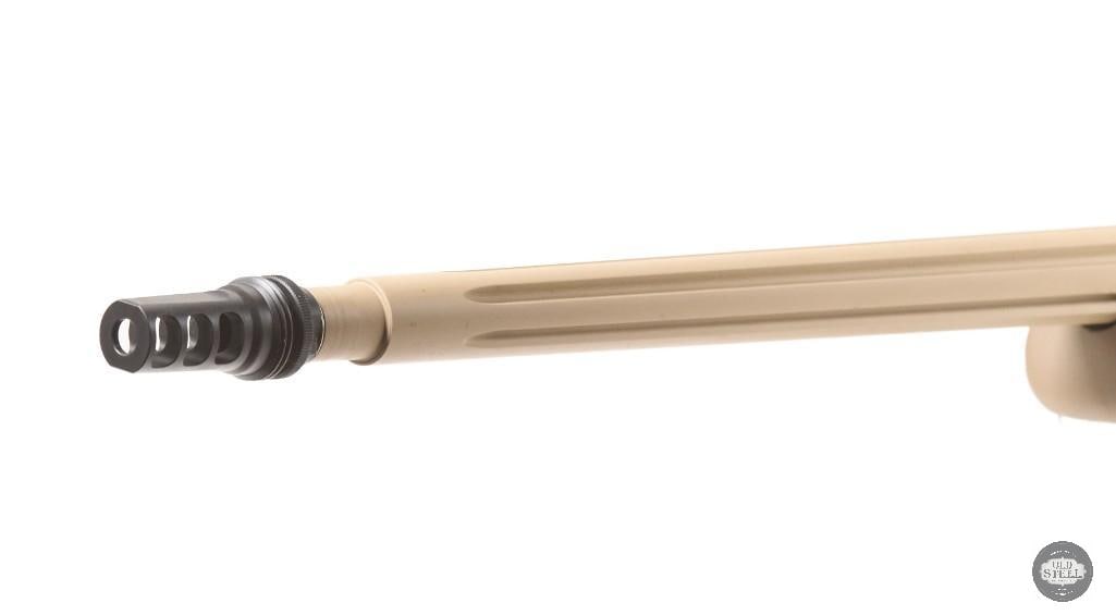 GA Precision Templar V11 300 Win Mag 24" Fluted Barrel FDE Cerakote w/ ASR Brake - 9