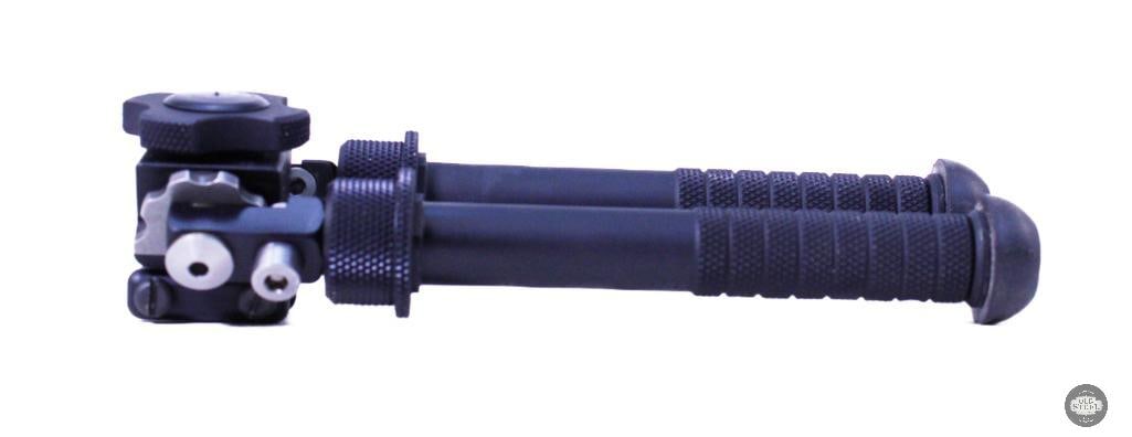 Atlas Bipod w/ Fixed Picatinny Mount 4.8"9.1" Great Condition: Atlas bipod equipped with a fixed Picatinny mount, adjustable from approximately 4.8 inches to 9.1 inches in height. The bipod is in great condition with minimal signs of handling and use. It