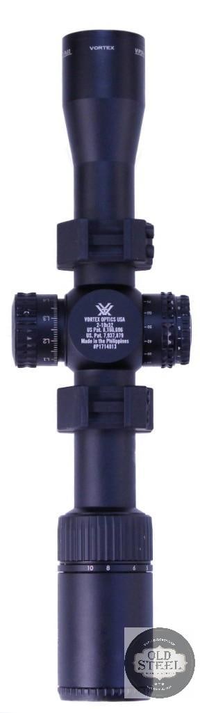 Vortex Viper PST 2-10x32 FFP EBR-4 (MRAD) Reticle, 30mm Tube, With Seekins Precision Rings - 2