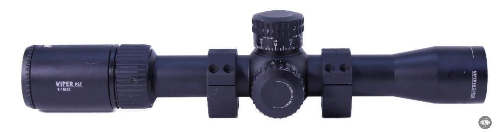Vortex Viper PST 2-10x32 FFP EBR-4 (MRAD) Reticle, 30mm Tube, With Seekins Precision Rings - 4