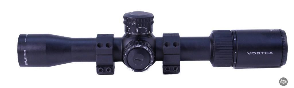 Vortex Viper PST 2-10x32 FFP EBR-4 (MRAD) Reticle, 30mm Tube, With Seekins Precision Rings - 6