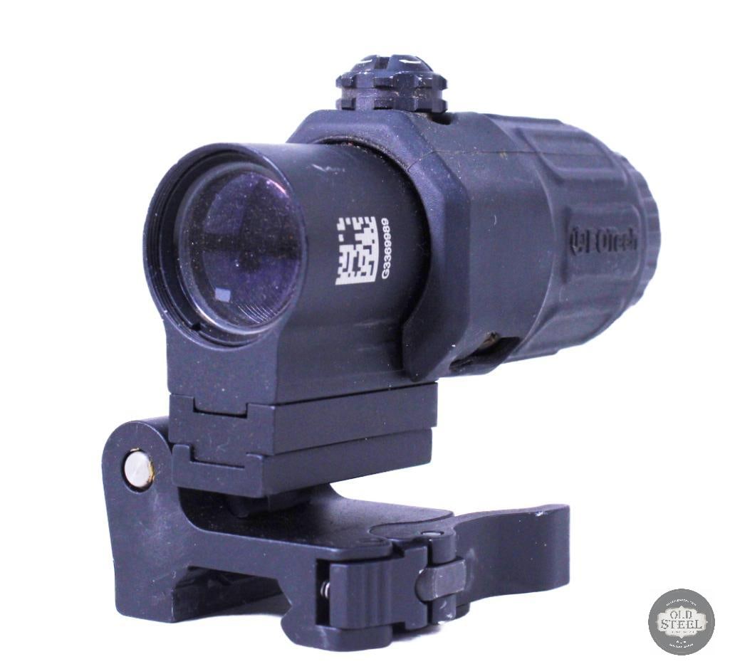 L3 EOTech Holographic Sight w/ QD Flip-to-Side Magnifier Crossbolt Mount NOT DELAMINATING - 5