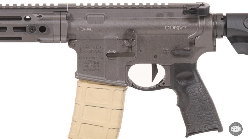Daniel Defense DDM4 V7 5.56 NATO 16" Grey Cerakote w/ SD-3G Trigger & ASR Brake - 8
