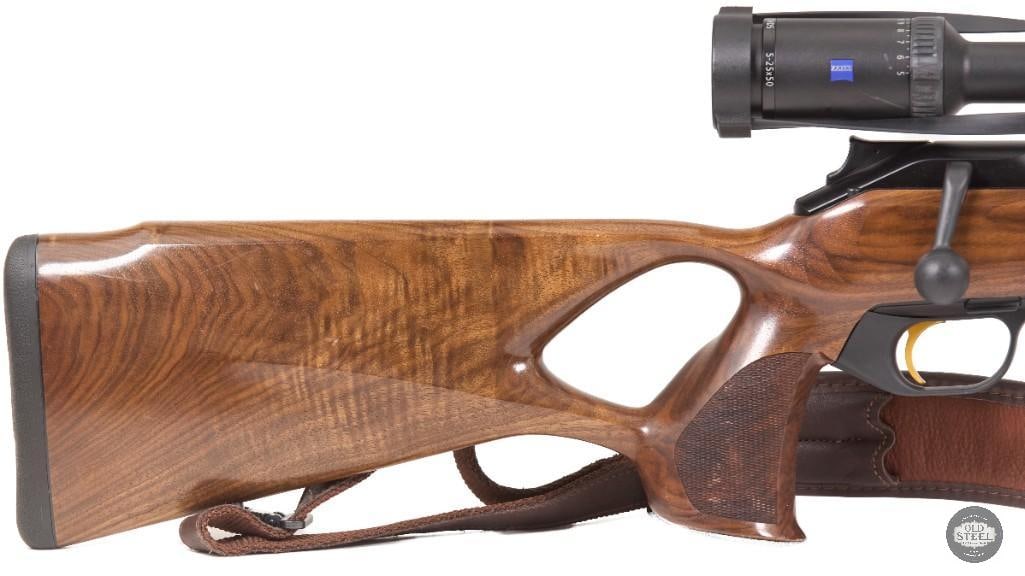 Blaser R8 Success 300 Win Mag 24" w/ Zeiss Conquest HD5, Muzzle Brake & Wood Stock - 2