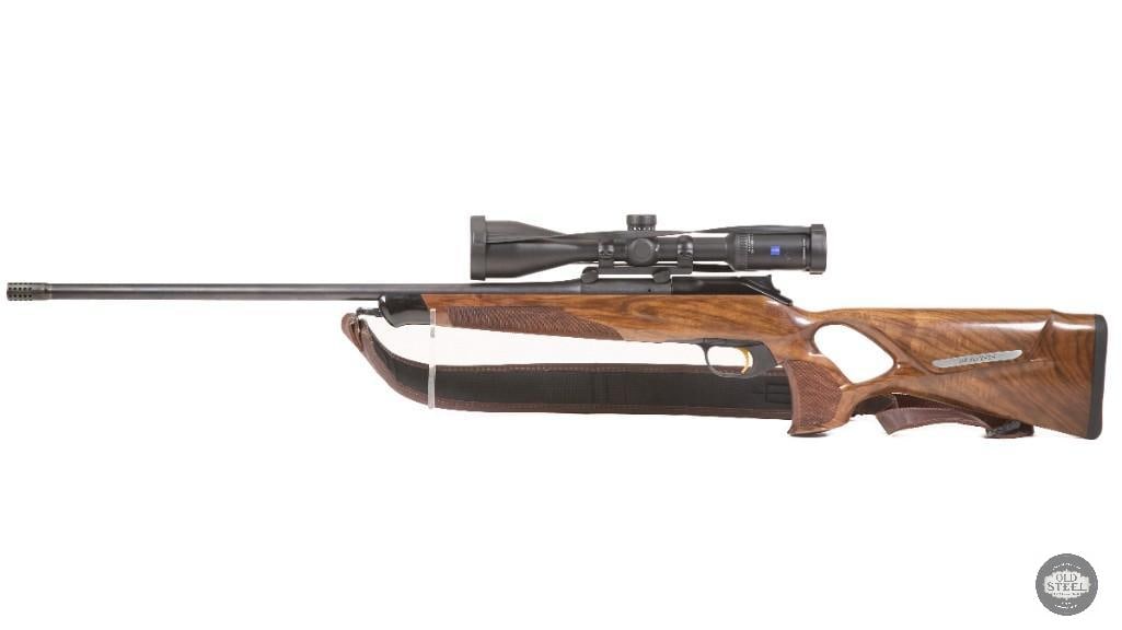 Blaser R8 Success 300 Win Mag 24" w/ Zeiss Conquest HD5, Muzzle Brake & Wood Stock - 5