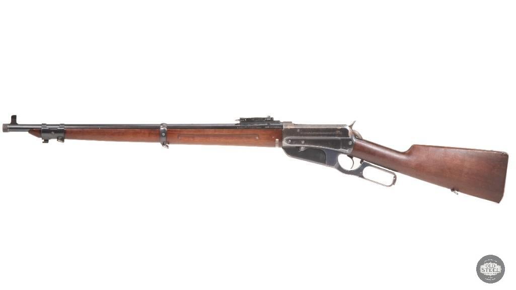 Winchester Model 1895 NRA Musket .30-06 MFG 1915 Rare Threaded Muzzle Configuration - 6