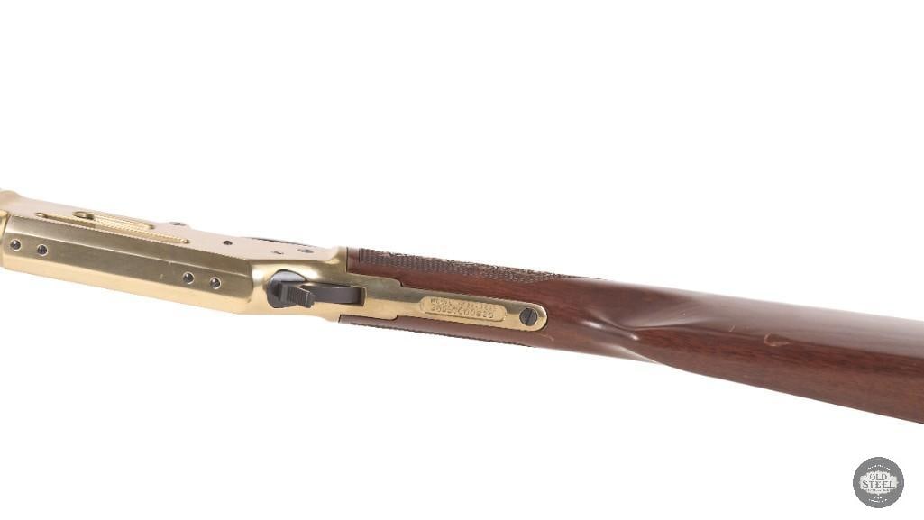 Henry H024-3855 .38-55 Win Lever Action 20" w/ Engraved Wood & Polished Brass Receiver - 6