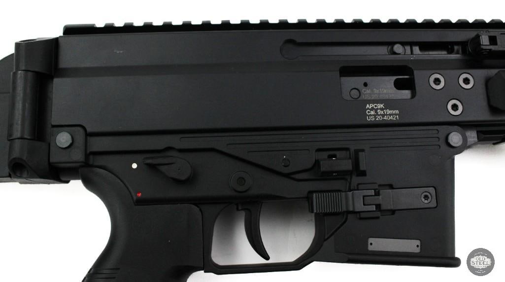B&T APC9K 9mm P320 Magazine Compatible w/ Folding Brace, Excellent Condition - 5