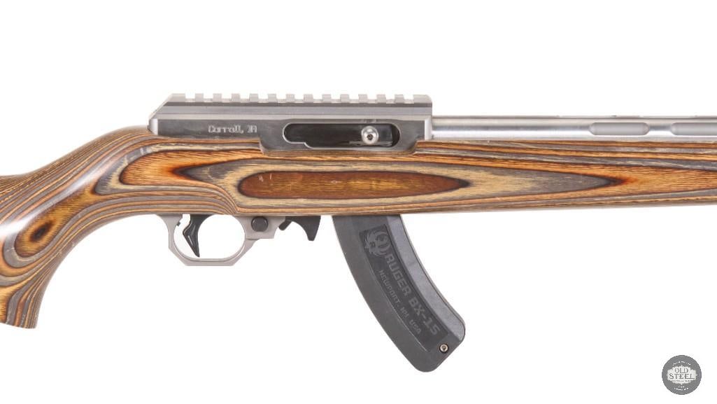 Volquartsen Custom SS 10/22 .22 LR 18.5" Fluted Barrel w/ Laminate Stock & Threaded Muzzle - 3