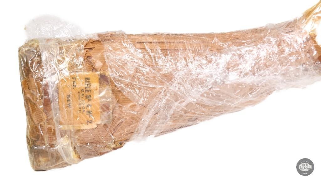 Unissued No.4 Mk2 .303 British Rifle Factory Wrapped w/ Matching Sealed Bayonet - 3