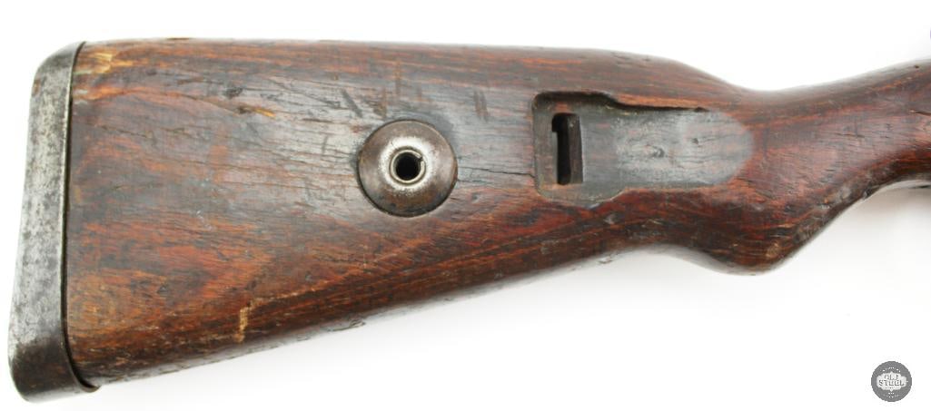 S/42 K98K Mauser 1937 8mm Military Rifle w/ Muzzle Cover - 3