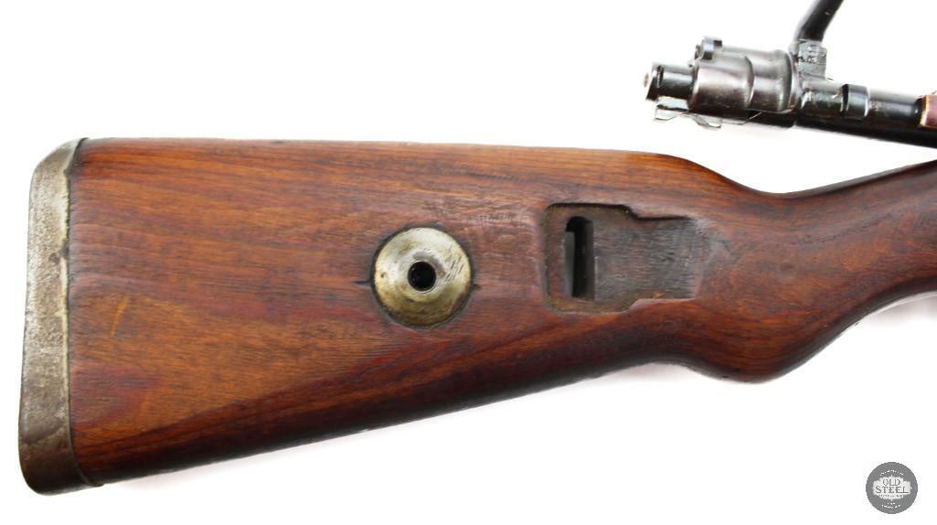 Mauser K98K 8mm Mauser C&R Rifle Yugoslav Reworked Winter Trigger Guard - 3