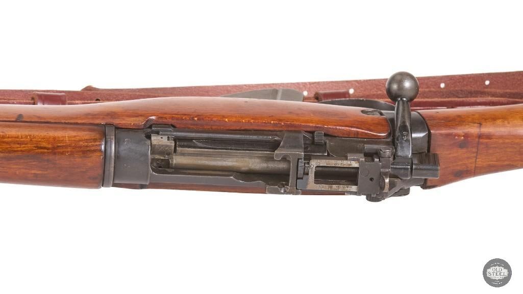 Enfield No.4 Mk1 .303 British MFG 1944 w/ Leather Sling, Excellent Condition - 14