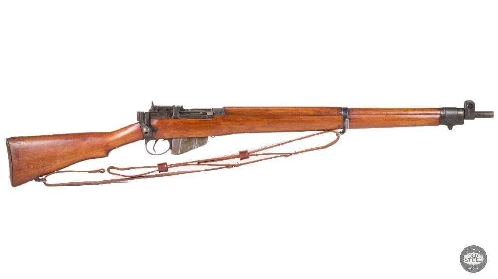 Enfield No.4 Mk1 .303 British MFG 1944 w/ Leather Sling, Excellent Condition (1 of 14)
