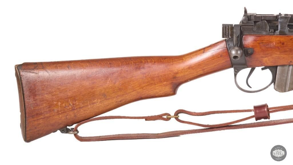 Enfield No.4 Mk1 .303 British MFG 1944 w/ Leather Sling, Excellent Condition - 2