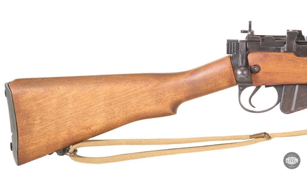 1942 Long Branch Lee-Enfield No.4 Mk1* Rifle w/ No.9 Mk1 Bayonet & Canvas Sling - 3