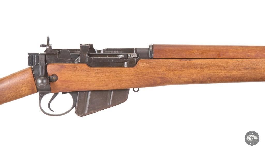 1942 Long Branch Lee-Enfield No.4 Mk1* Rifle w/ No.9 Mk1 Bayonet & Canvas Sling - 4