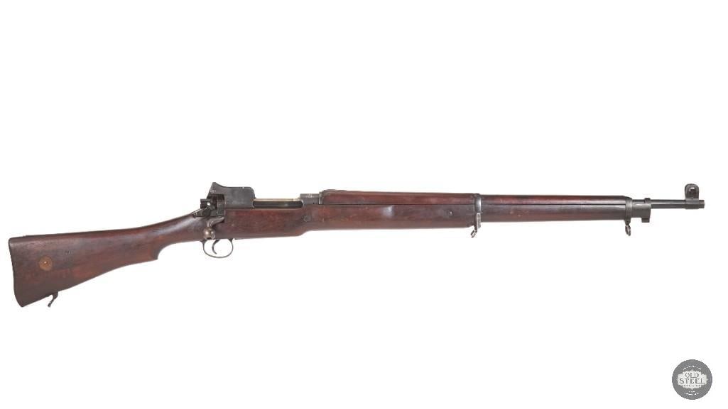 ERA P14 Pattern 1914 Rifle .303 British w/ Volley Sights, EY Markings & Outstanding Finish: Up for auction is an exceptional Eddystone Rifle Plant (ERA) Pattern 1914 rifle chambered in .303 British, featuring desirable original markings, a complete set of volley sights, and an outstanding ov