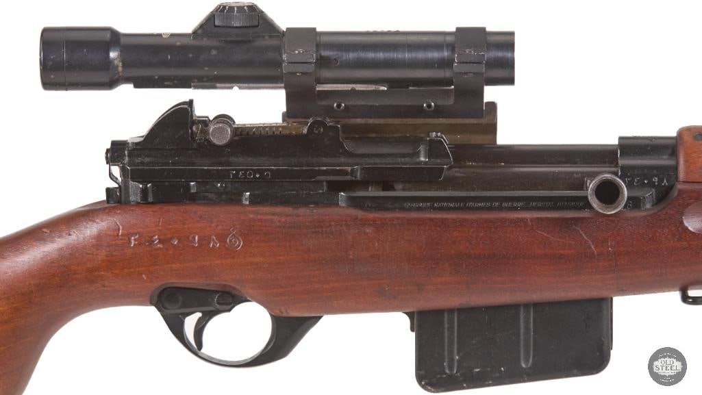 Egyptian Contract FN-49 Sniper Rifle 8mm Mauser w/ Matching Scope - 16
