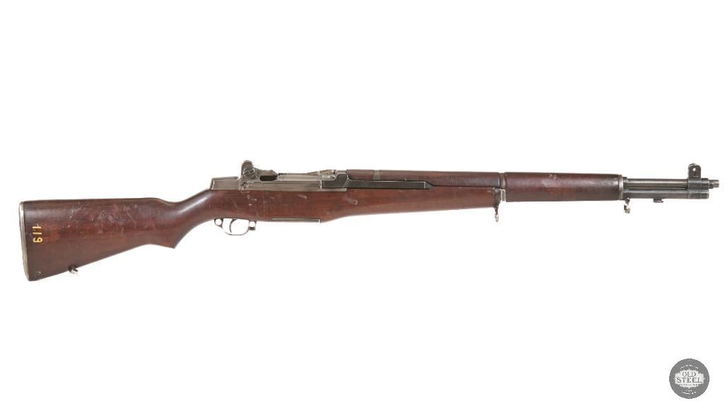 Winchester M1 Garand .30-06 WWII Rifle with Lock Bar Sights & WRA Stock: Offered is a highly desirable Winchester M1 Garand chambered in .30-06 Springfield, representing one of the most sought-after manufacturers of America's legendary World War II service rifle. Serial nu
