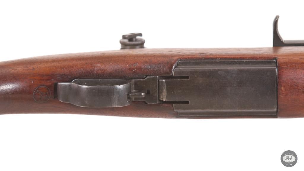 WWII Winchester M1 Garand Rifle 1943 Production w/ WRA GHD Cartouche, Lockbar Sights & Sling - 13